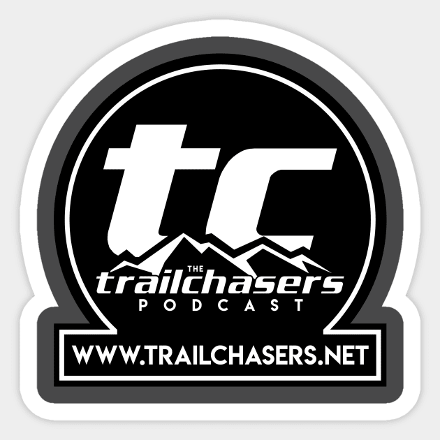 TC Round Badge with URL Under Sticker by trailchasers